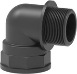 Bogen 90° 2" M-F