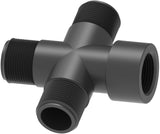 Kreuz 90° 1/2" M-F
